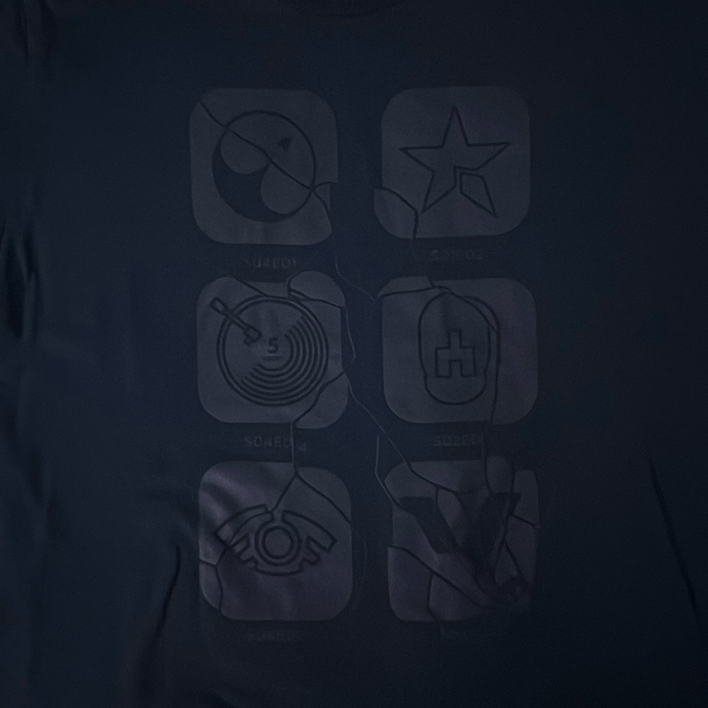 Black Mirror Loot Crate black shirt